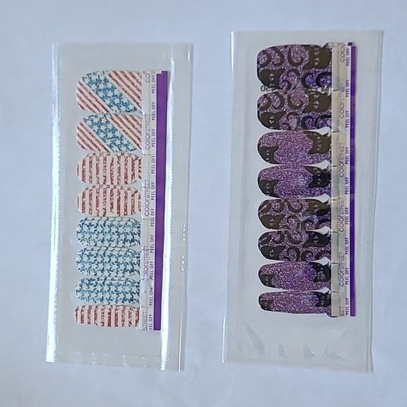 Color Street Nails - FLORA GOOD TIME, HOPE BLOOMS, Cat's all folks, Flag you're - Picture 2 of 5